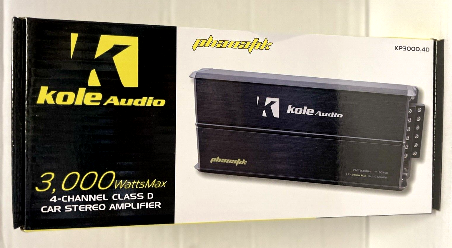 【12113】dts pre-Amplifier SDD-3KP 箱あり Kole Audio KP3000.4D Audio Mini 4-Channel Class D Car Stereo