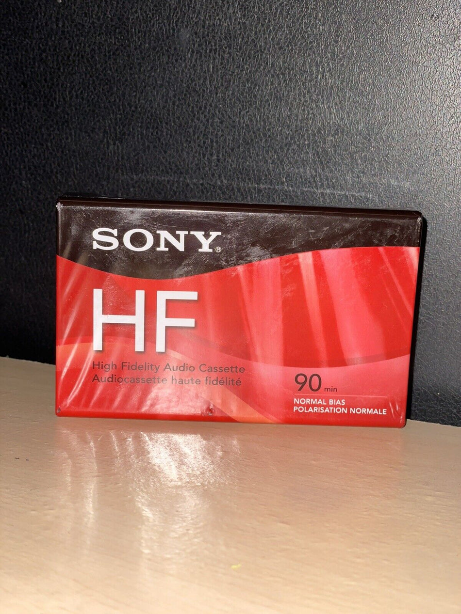 SONY HF 90 MINUTES HIGH FIDELITY NORMAL BIAS AUDIO CASSETTE TAPE, EASY-TO-USE