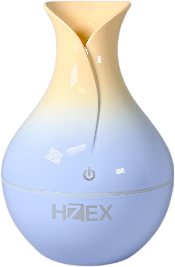 HZEX Spiral Aromatherapy Diffuser, w/ 7 Color Changing Lights And