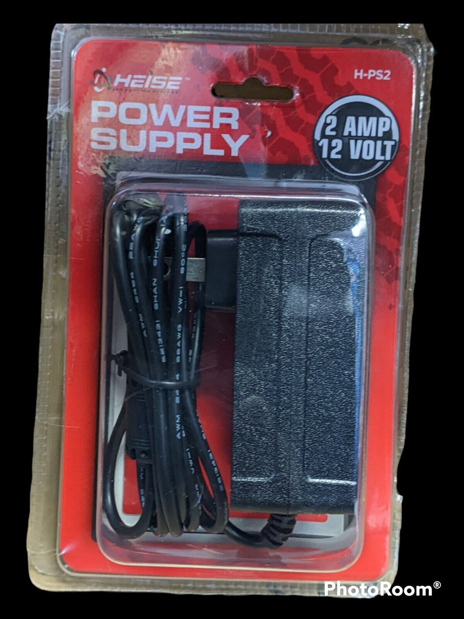 HEISE H-PS2 12V 2 AMP POWER SUPPLY, ENDURING & DEPENDABLE CONNECTION SUPPLY