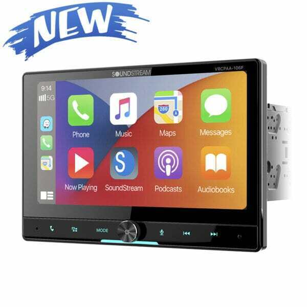 SOUNDSTREAM VRCPAA-106F FLOATING 10.6″ TOUCHSCREEN 2-DIN, DVD, CARPLAY ANDROID