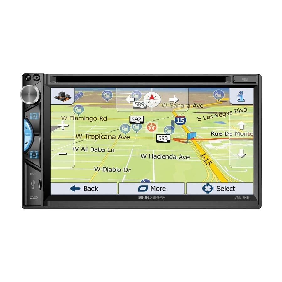 SOUNDSTREAM VRN-7HB RESERVE CAR STEREO DVD RECEIVER WITH BUILT-IN GPS NAVIGATION