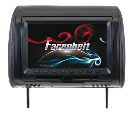 Farenheit HRD-91CC Universal Replacement Headrest Monitor w/ DVD Player & 9" LCD