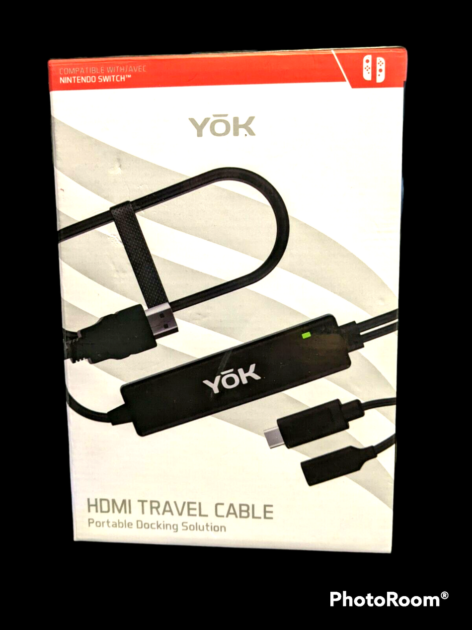 YOK USB TYPE C TO HDMI CABLE FOR NINTENDO SWITCH - EB779 - BLACK, LONG LENGTH