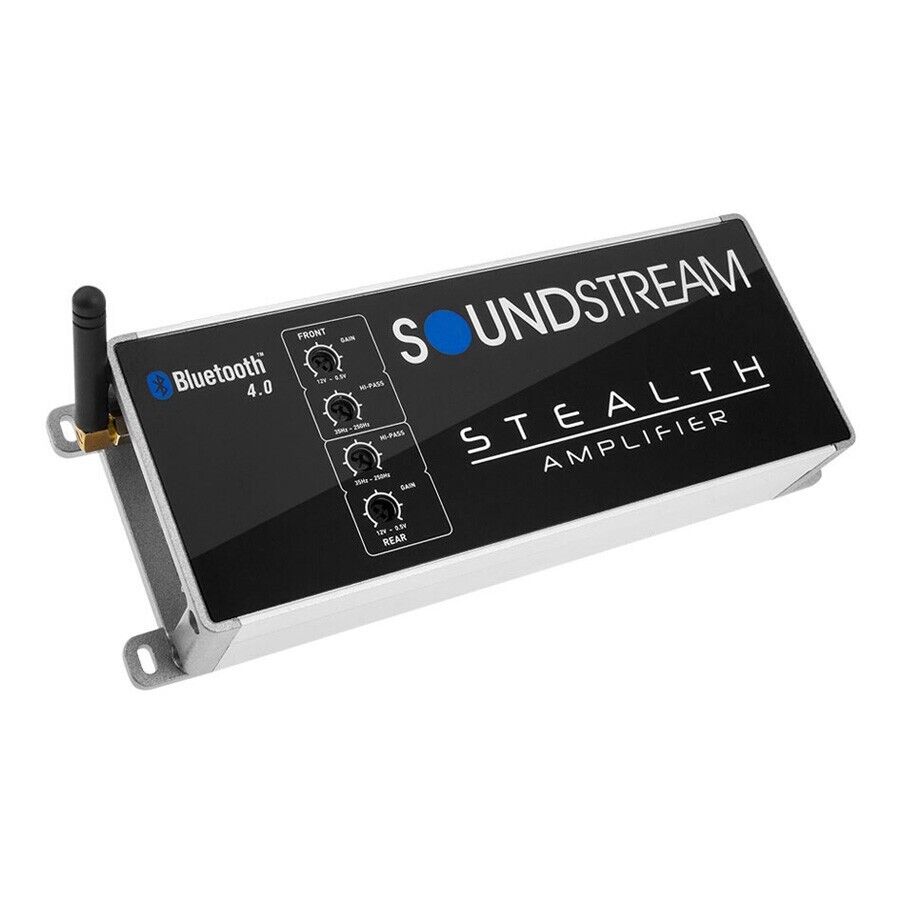 SOUNDSTREAM ST4.1000DB 1000 W BLUETOOTH CAR MOTORCYCLE 4 CHANNEL AMPLIFIER AMP