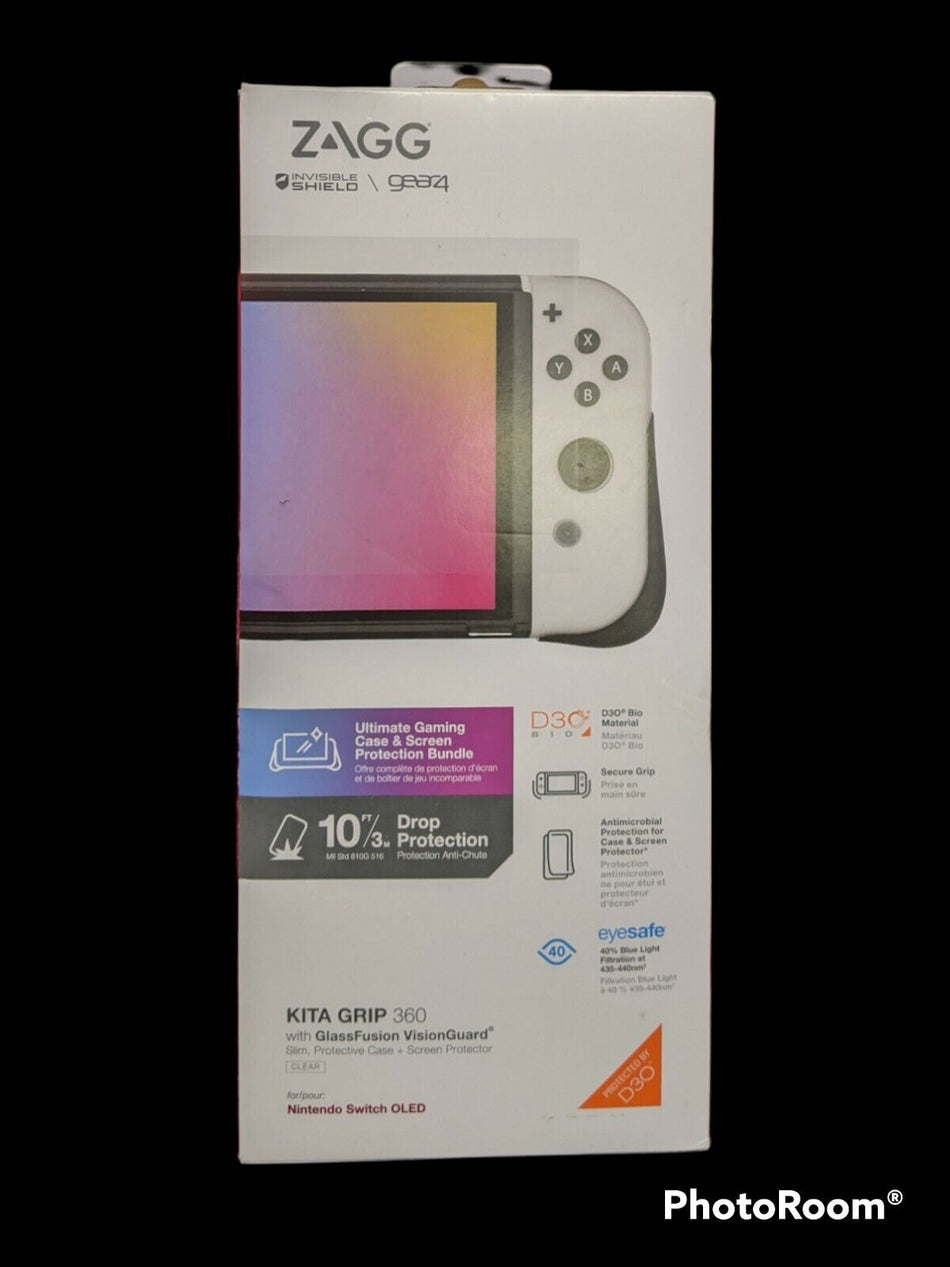 ZAGG GEAR4 KITA GRIP 360 CASE FOR NINTENDO SWITCH OLED /  NO SCREEN PROTECTOR