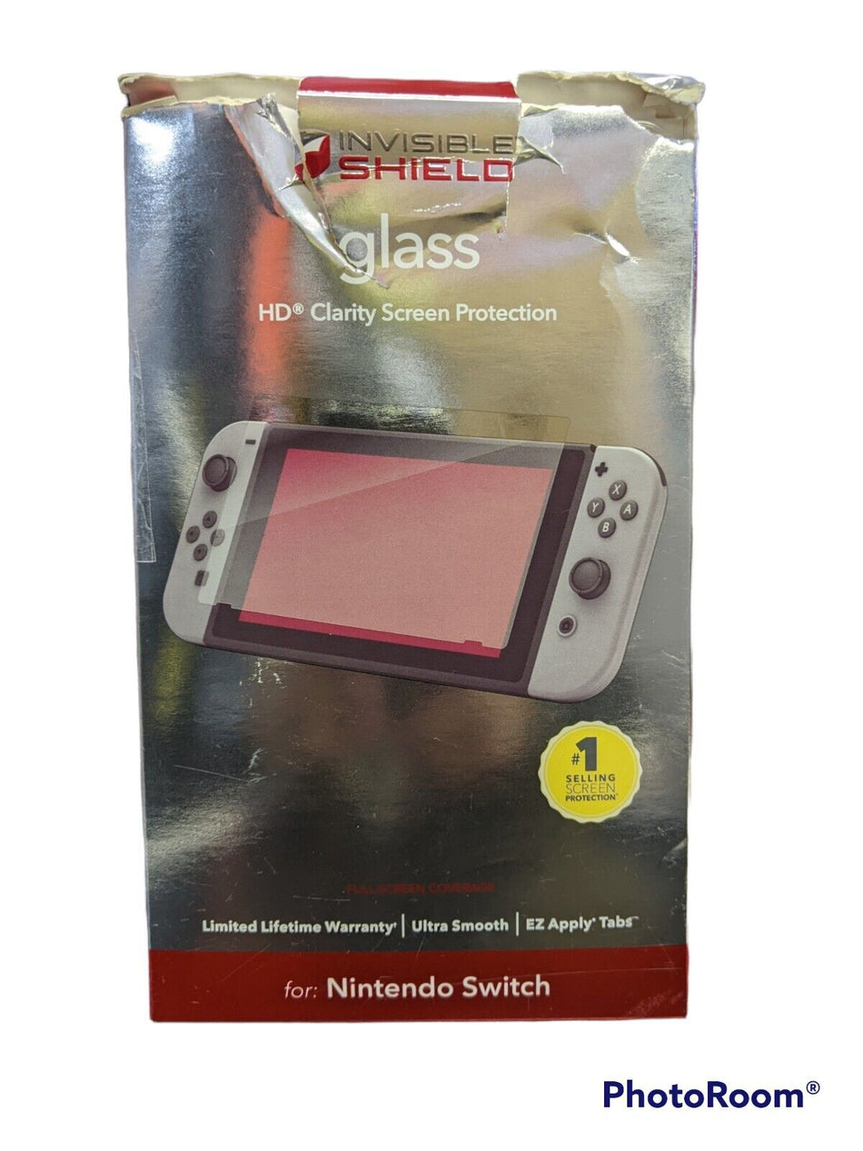 ZAGG INVISIBLE SHIELD HD GLASS SHATTERPROOF, NINTENDO SWITCH, SCREEN PROTECTOR