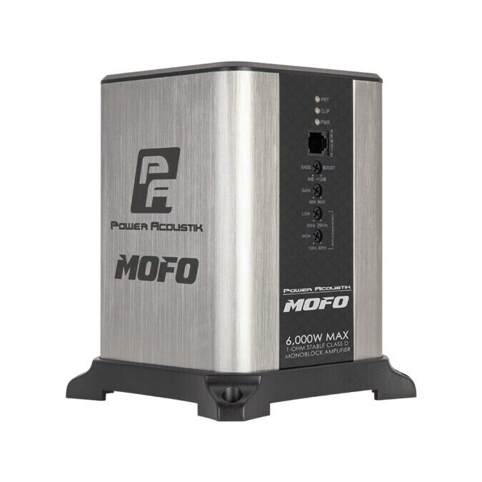 POWER ACOUSTIK MOFO1-6KD 1 CH CLASS D MONOBLOCK CAR AUDIO AMP SUB AMPLIFIER 6000