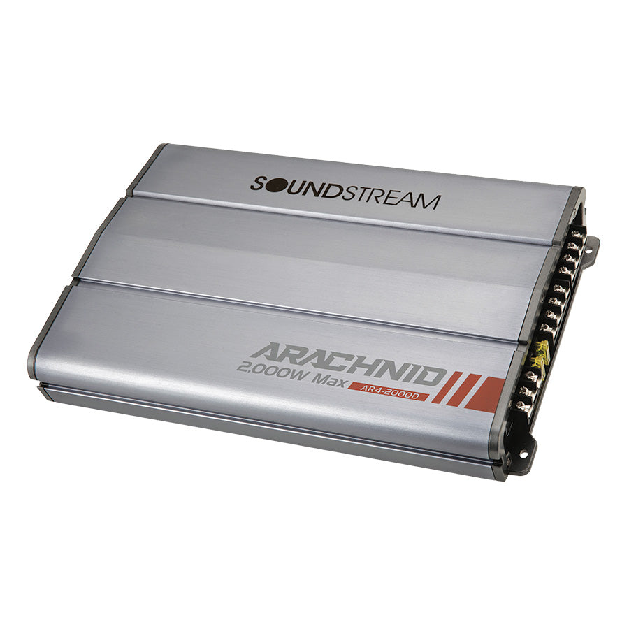 SOUNDSTREAM AR4.2000D 4 CHANNEL CAR AUDIO AMP AMPLIFIER FOR SPEAKERS 2000W MAX