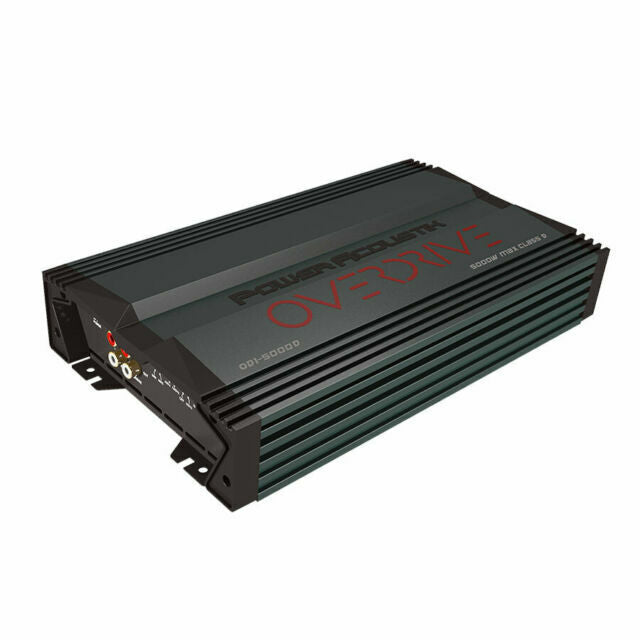 Power Acoustik OD1-5000D 5000 Watts Max 1 Ohm Class D Monoblock Car Audio Amp...
